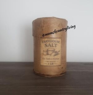 Old Fashion Primitive Salt